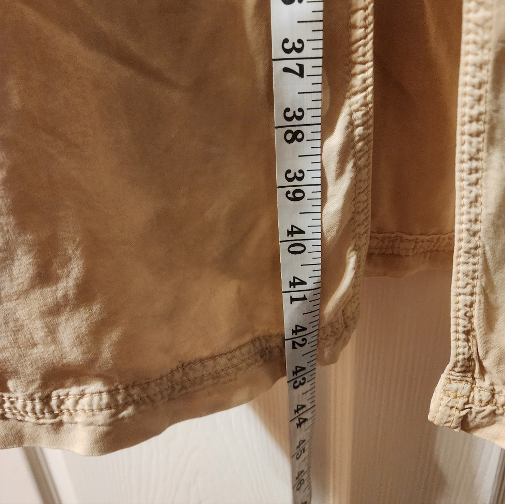 NWT Studio F Maxi Utility Cargo Tan Skirt Size 12 - Picture 10 of 14